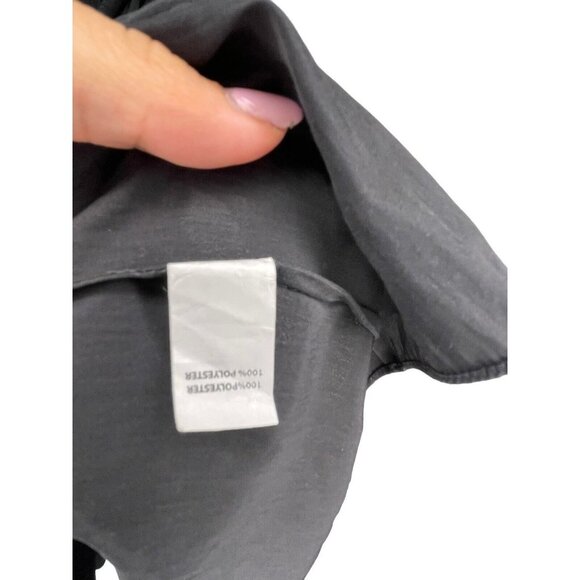 Ramy Brook Tank Top 100% Silk Solid Gray Sleeveless Lightweight Size Medium - Picture 4 of 4